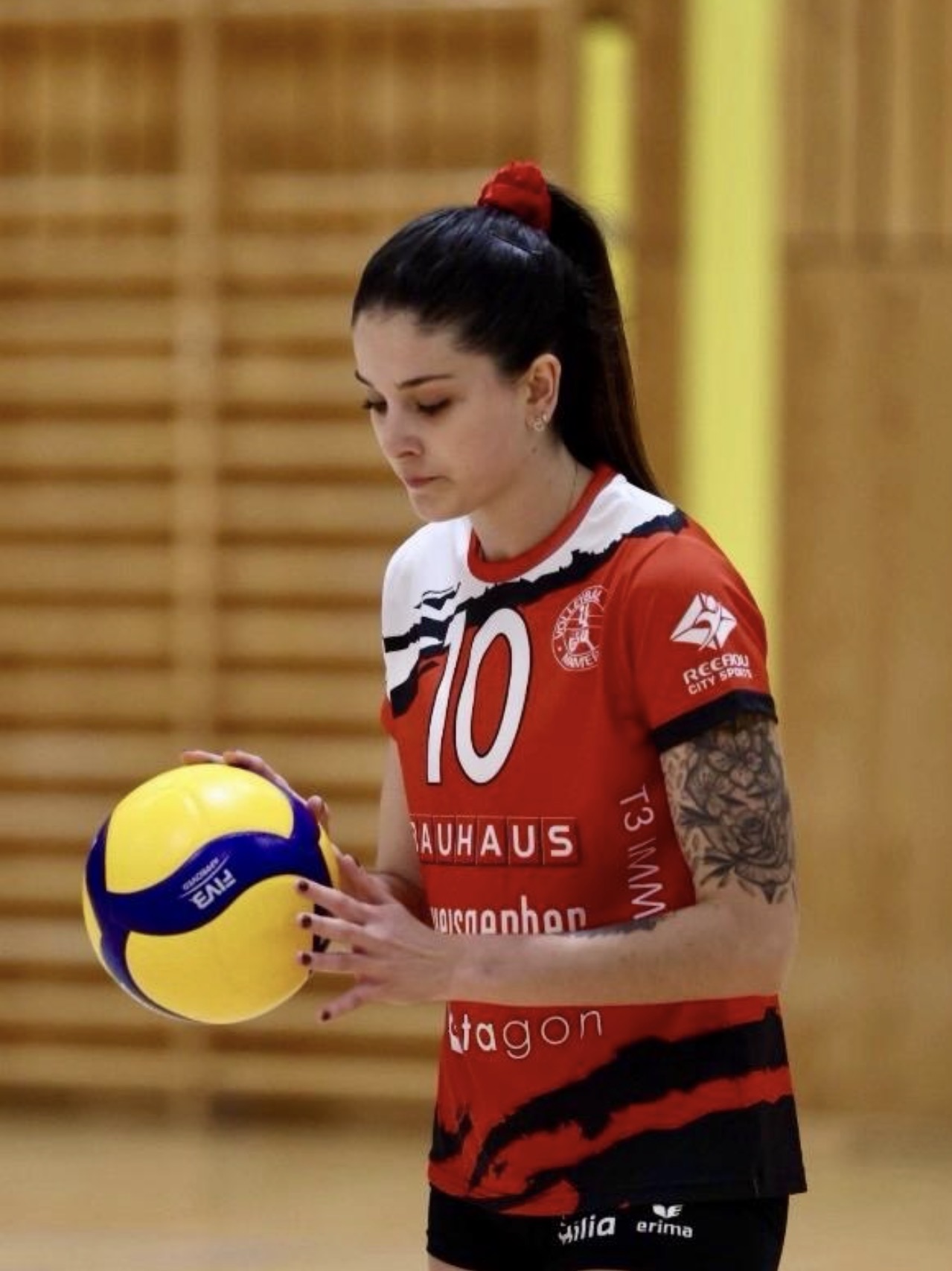 Paula Verardo en partido