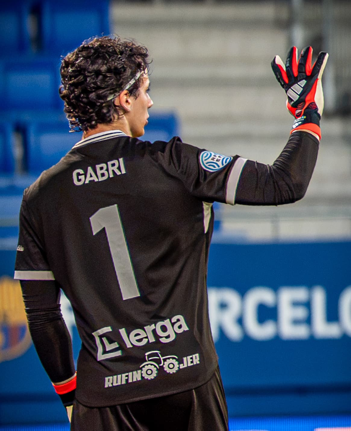 Gabriel Torres Muruzabal de espaldas